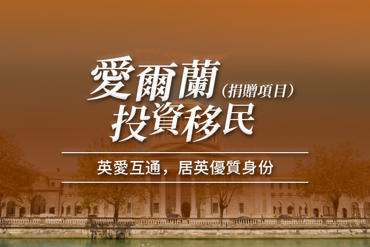 爱尔兰投资移民-捐赠项目