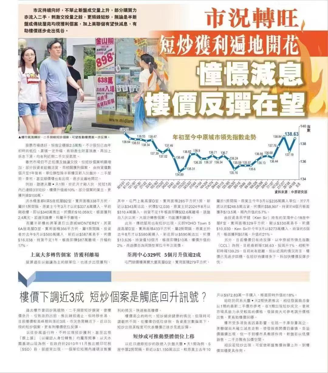 香港楼市惊现黄金窗口期!短炒4个月狂赚21%,内地客4200万扫货背后的移民机遇