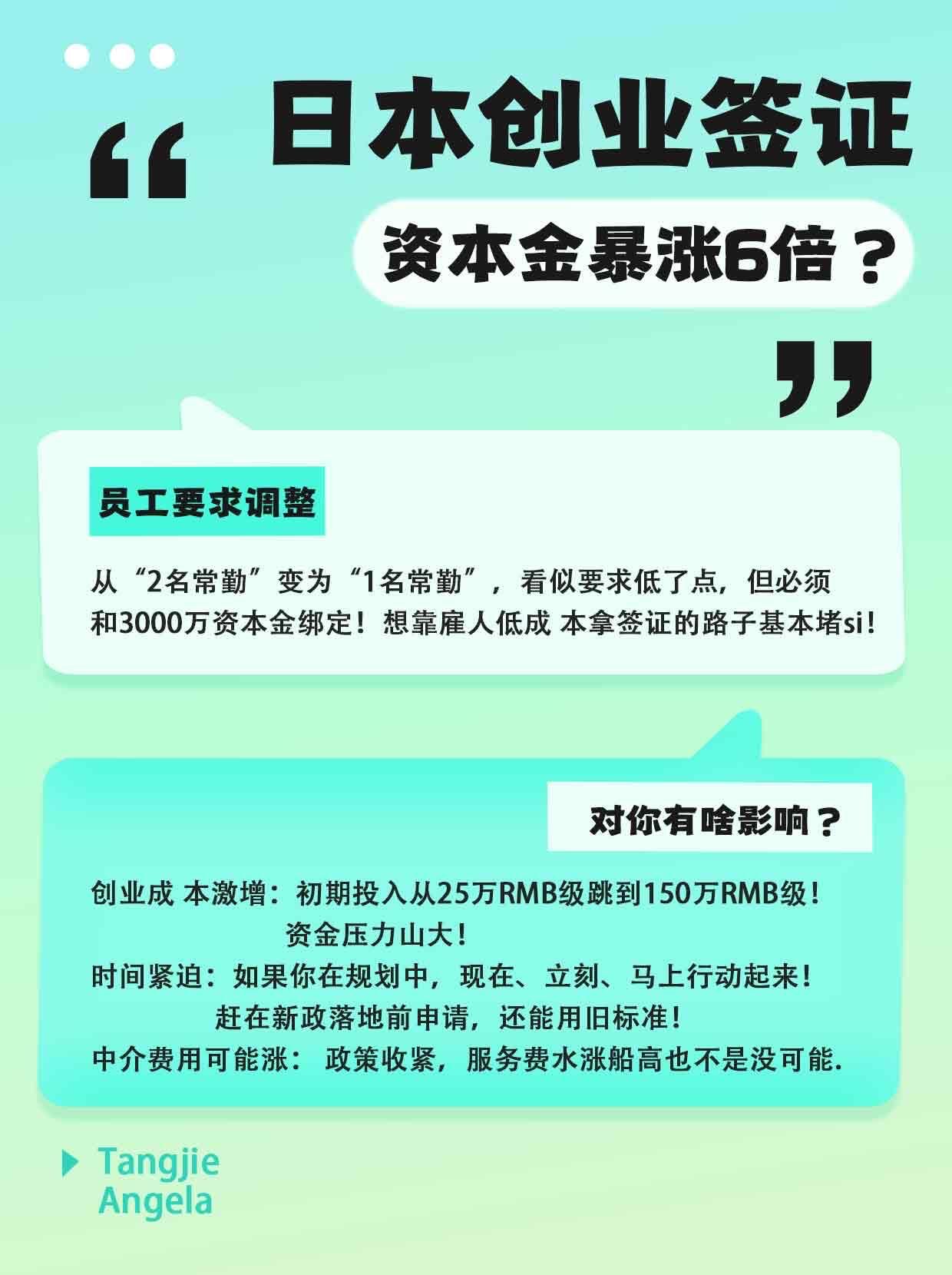 日本经管签证重磅变政!资本金暴涨6倍,最后窗口期只剩2个月!