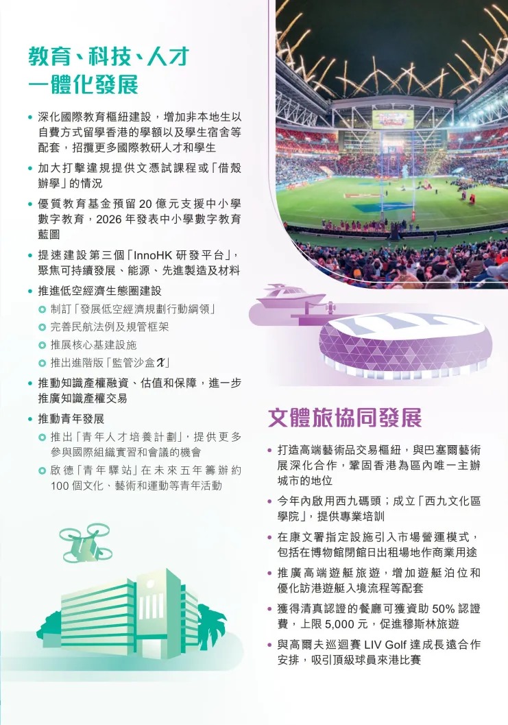 香港《2025施政报告》发布!人才引进与经济发展并进,北部都会区提速引领新